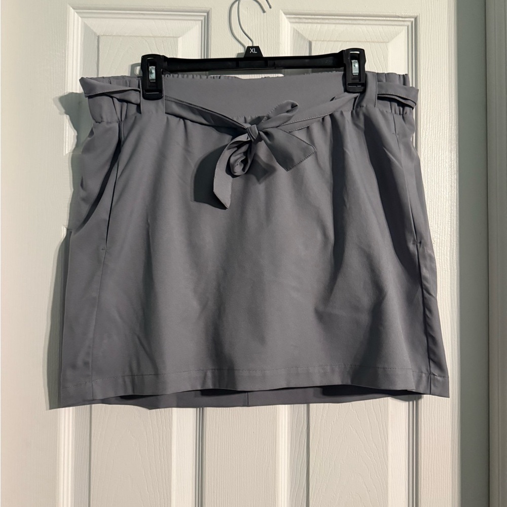 St. John's Bay Active Gray Skort
